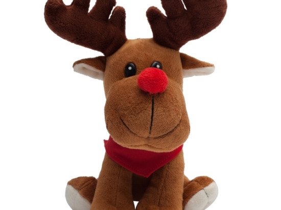 Maskotka Happy Reindeer, brązowy