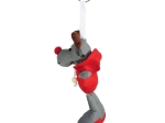 Brelok odblaskowy Reindeer, szary/czerwony